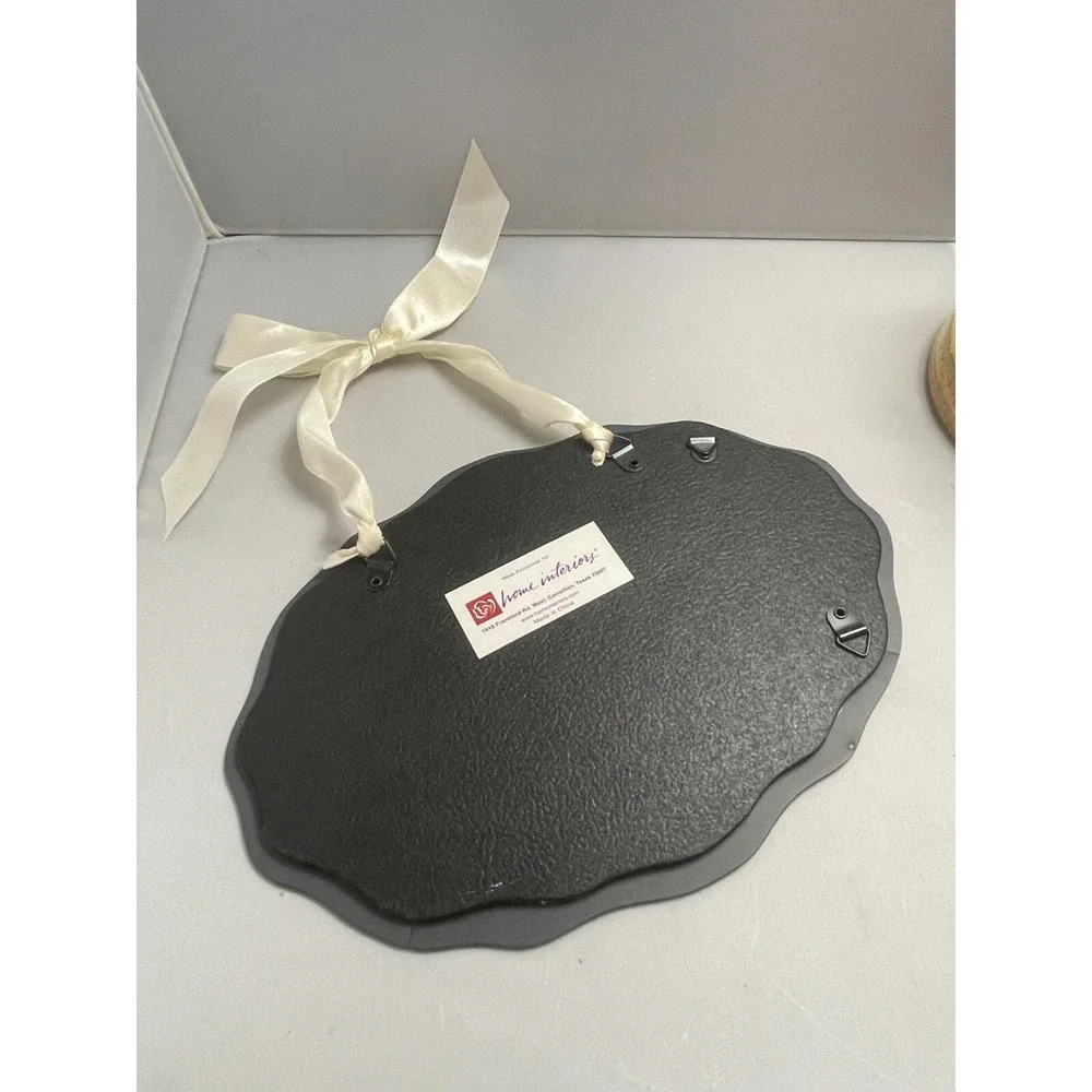 Home Interiors Mirror Beveled Oval Decor 9.75